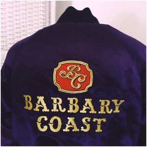 ROYAL PURPLE VINTAGE SATIN BOMBER JOKER SUICIDE